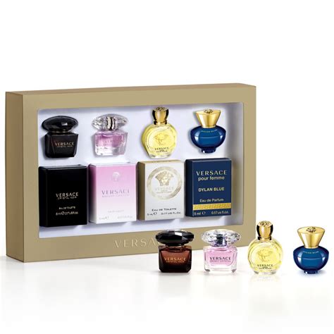 versace damen miniaturen set|versace mini perfume set women.